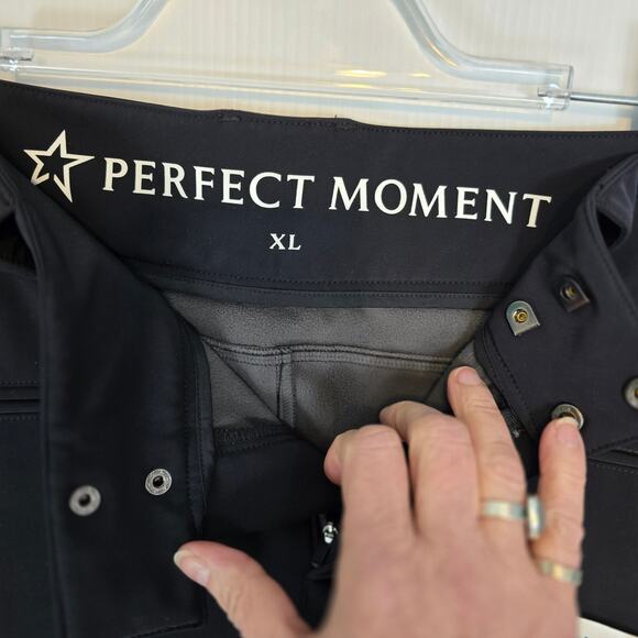Perfect Moment Aurora Flare Ski Pants Black Dermizax Stretch Size XL NWT - Picture 4 of 13